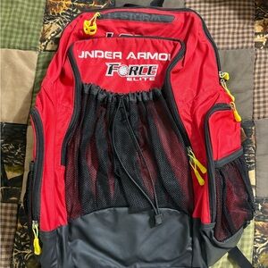 Under Armour Red and Black Volleyball Backpack